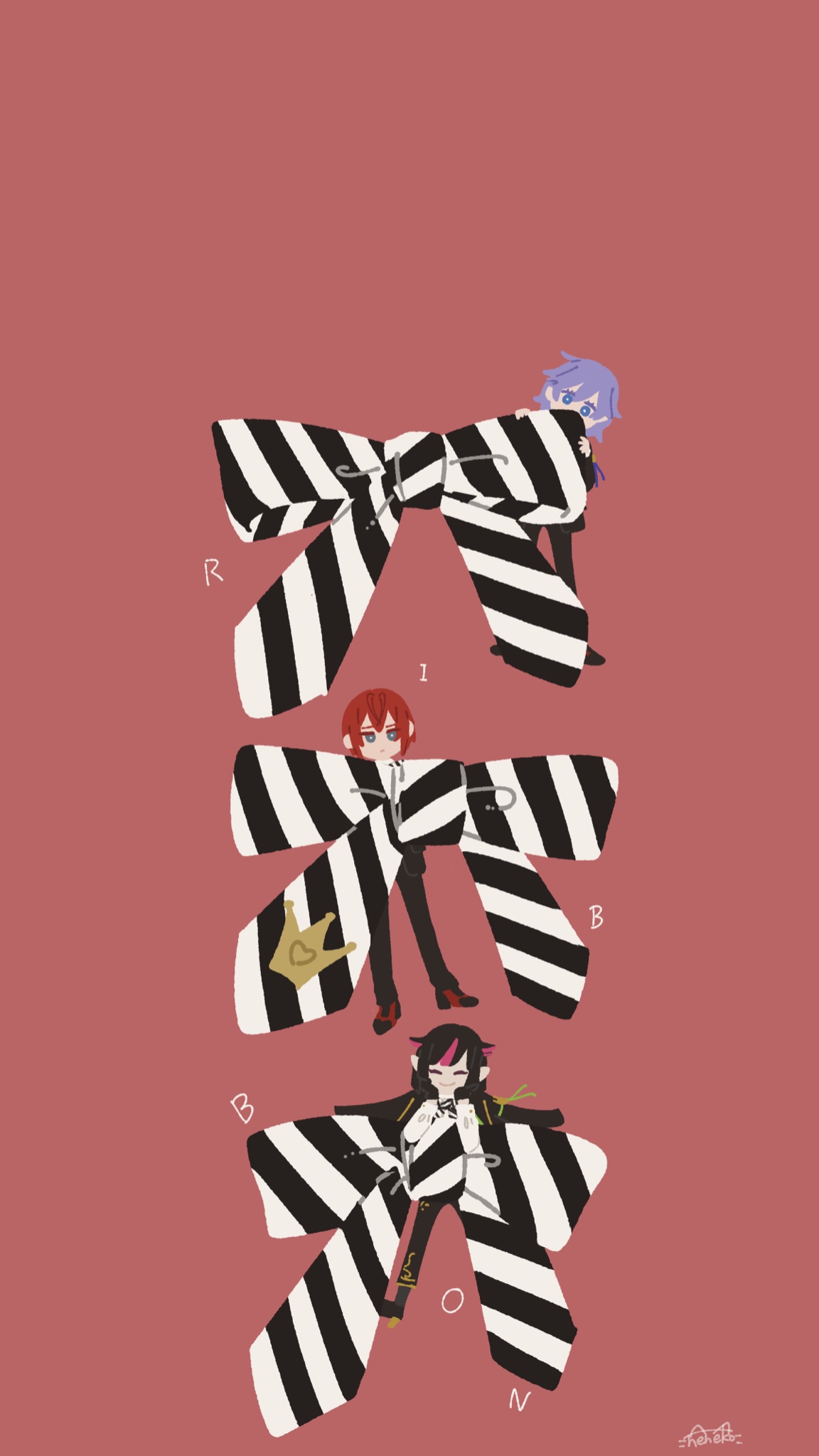 礻礻 ｺ 低浮上 リボン組壁紙 リボンだけのも載せちゃう ツイステファンアート T Co Zq4nbzrnrb Twitter