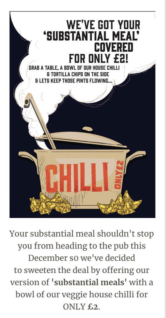 A THREAD on the  #substantialmeal policy. It is largely unenforceable and will become profoundly embarrassing as pubs find a way round it - or mock it.