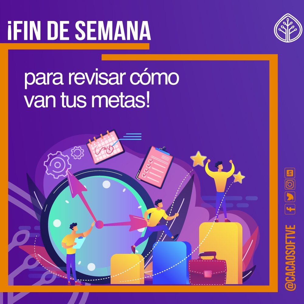Pronto llegará el último mes del año ¿Ya revisaste cómo van tus metas? ¡Vamos, no al desánimo que aún hay tiempo!

#ideas #proyecto #app #startups #software #tecnología #innovación #mundocambiante #innovar
