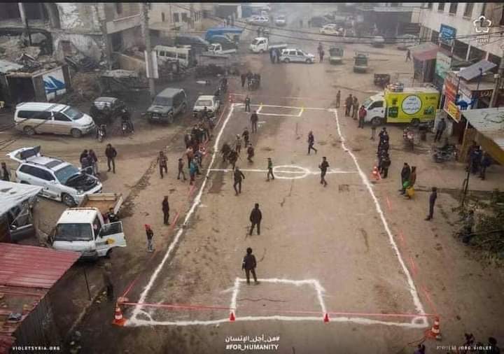 ImArslanSherazi's tweet photo. Make shift pitch made in #Syria
@FIFAcom @TeleFootball https://t.co/mx3yqDHZma