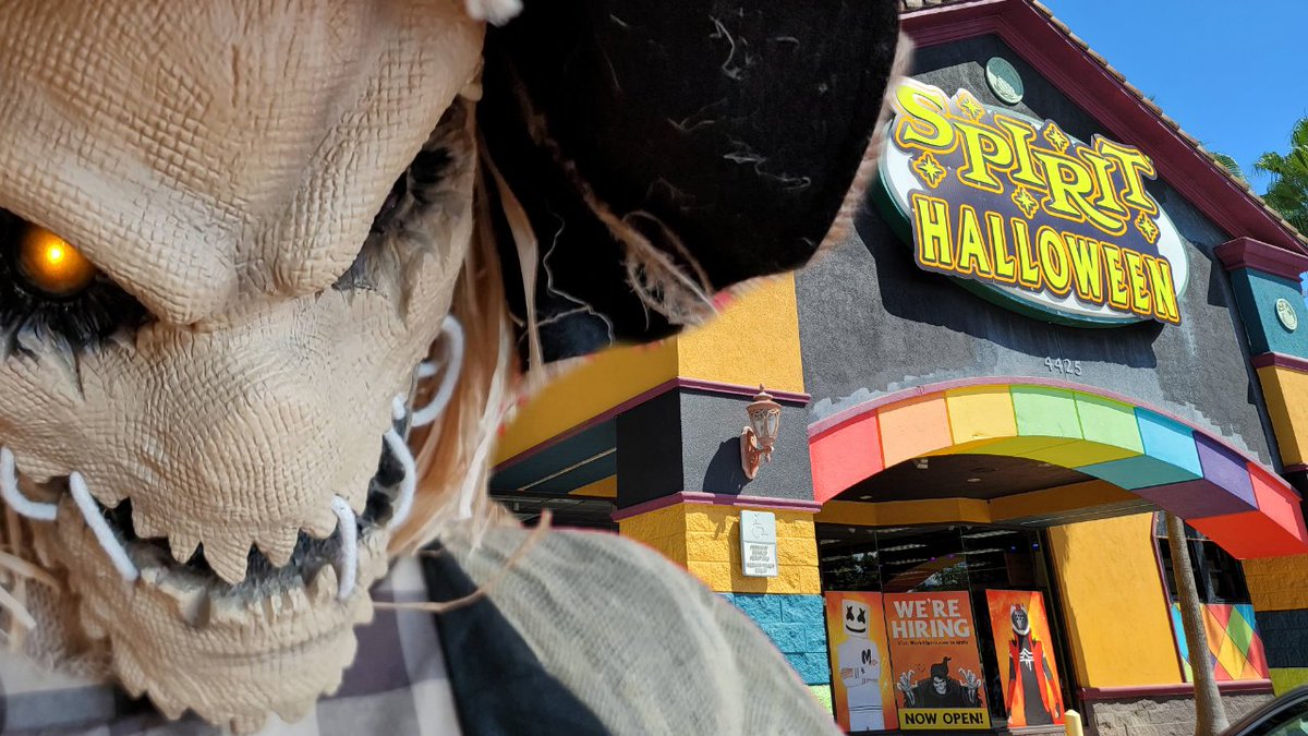 TheWIldRideYT's tweet photo. This @SpiritHalloween was the most unique looking one that I visited all year. Check it out and let me know what you think of the exterior!

https://t.co/oKqbmV7iT9

#halloween #Halloween2020 #spirithalloween #horror #scary #youtube #props #shopwithme https://t.co/z7x6hgkUSe