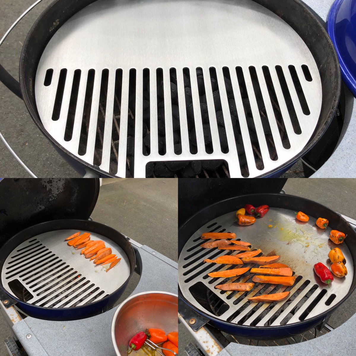 We just released our first run of GrillingSteel Griddle Grates. Laser cut from the finest USA Stainless Steel. Limited supply available on Kettlepizza.com