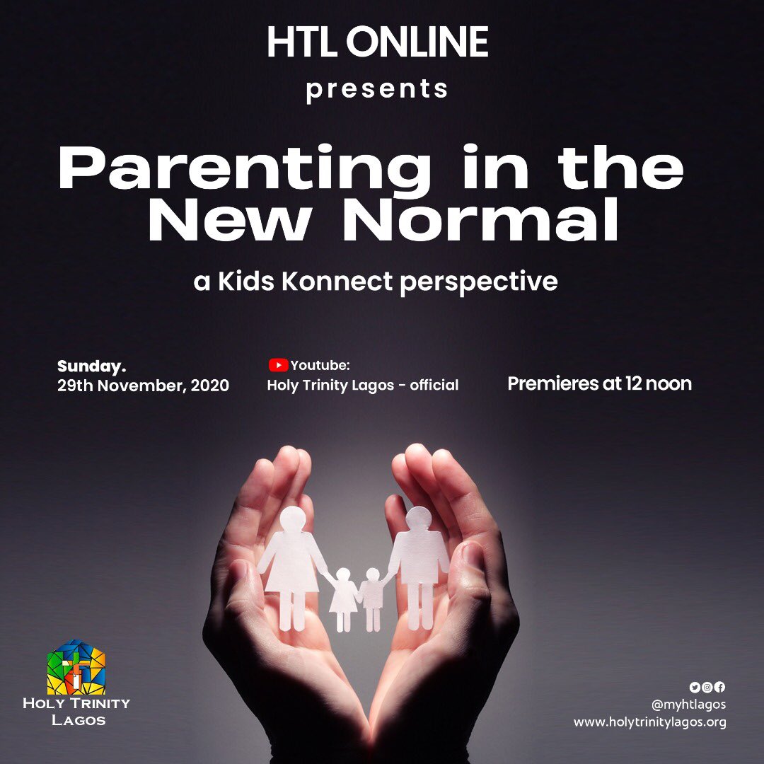 myhtlagos's tweet photo. HTL ONLINE...
Join us online tomorrow at 12 noon for our online service 
YouTube: Holy Trinity Lagos - Official 
Please invite your family and friends to join us online by sharing our flyer with them.
Don’t miss it ! https://t.co/YfWAaUmehb
