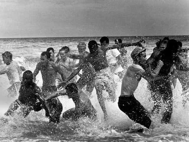 #182: Biloxi Beach Biloxi Beach originally was off limits to blacks, Dr Gilbert Mason moved to change that. From 1959-1963 he led a series of protests on the beach to desegregate it & by 1968, that goal was met.