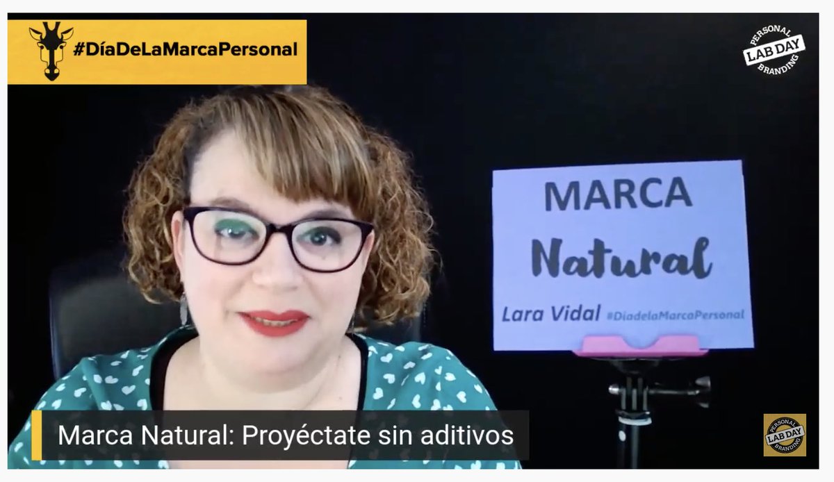 _TIRURIRU_'s tweet photo. 🦒 Me encanta la puesta en escena de @LaraEmpleo en @PBLabDay 
🟡 “No dejes que nadie te diga que es especialista en ti, no hay nadie más especialista en ti que tú”
❤️ Naturalidad
#DíaDeLaMarcaPersonal #PersonalBrandingLabDay #MarcaPersonal https://t.co/Gcn6PKXATd