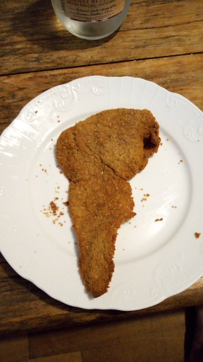No existe una milanesa que no tenga la forma de argentina, es imposible