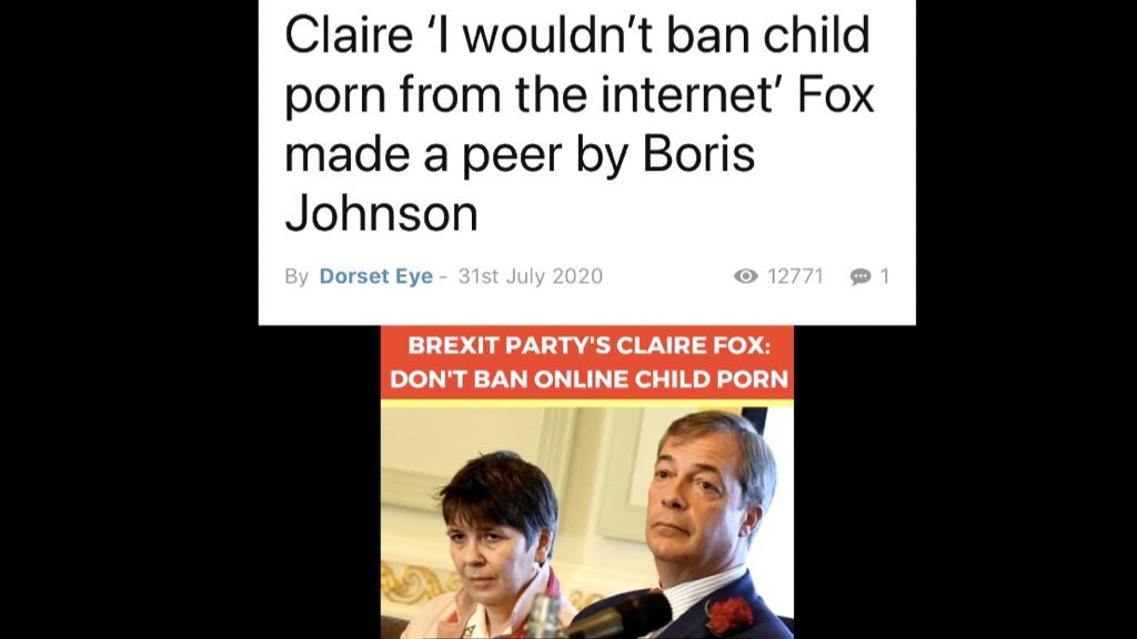 ...but she’s quickly discovering that no amount of ermine can prettify her horrendous beliefs and she can’t escape from the past and all the things she’s said and done (as a matter of public record). (3/3)