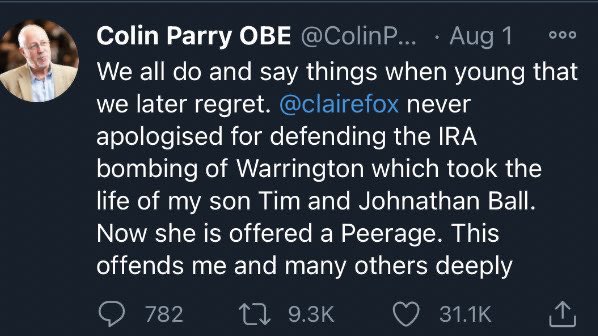 ...but she’s quickly discovering that no amount of ermine can prettify her horrendous beliefs and she can’t escape from the past and all the things she’s said and done (as a matter of public record). (3/3)