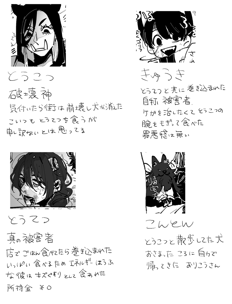 ノープラン創作 