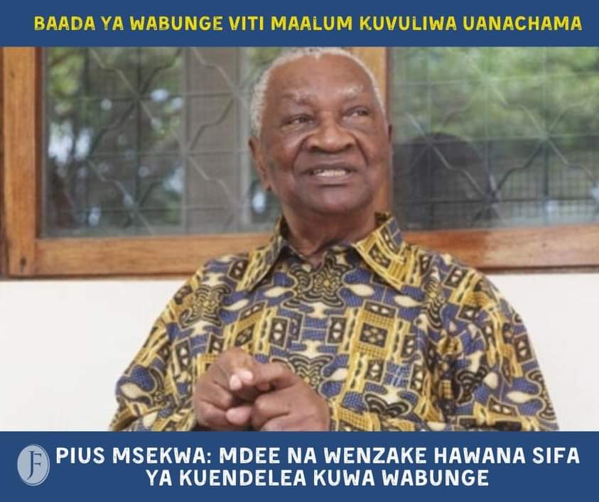 Huyu mzee amekuwa mwepesi sana kuongea na vyombo vya habari kuhusu mambo nyeti ya nchi. Baraza la viongozi wastaafu wa Ccm na serikali lingetumika kutolea maoni badala ya kila mmoja kujisemea atakavyo.