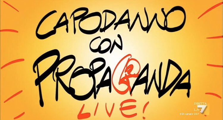 La7tv's tweet photo. Capodanno con @welikeduel. Il 31 dicembre @zdizoro, @Makkox e tutta la squadra vi aspettano su La7 per una puntata speciale di #PropagandaLive. https://t.co/8BykuEyo7K