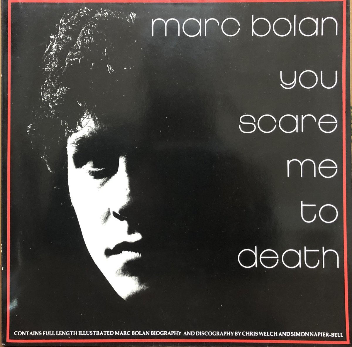 friction61's tweet photo. 『Marc Bolan / You Scare Me To Death』
彼の死後残されたデモテープに新たな音を被せ今風にアレンジした、実は賛否両論の曰く付きアルバムが本作だ
しかし何度目かのT.Rexブームの火付け役になったのも紛れもない事実
ファンよりも普通のロック好きに好評だったせいか意外に売れた一枚でもある https://t.co/cfWYJAVVsE