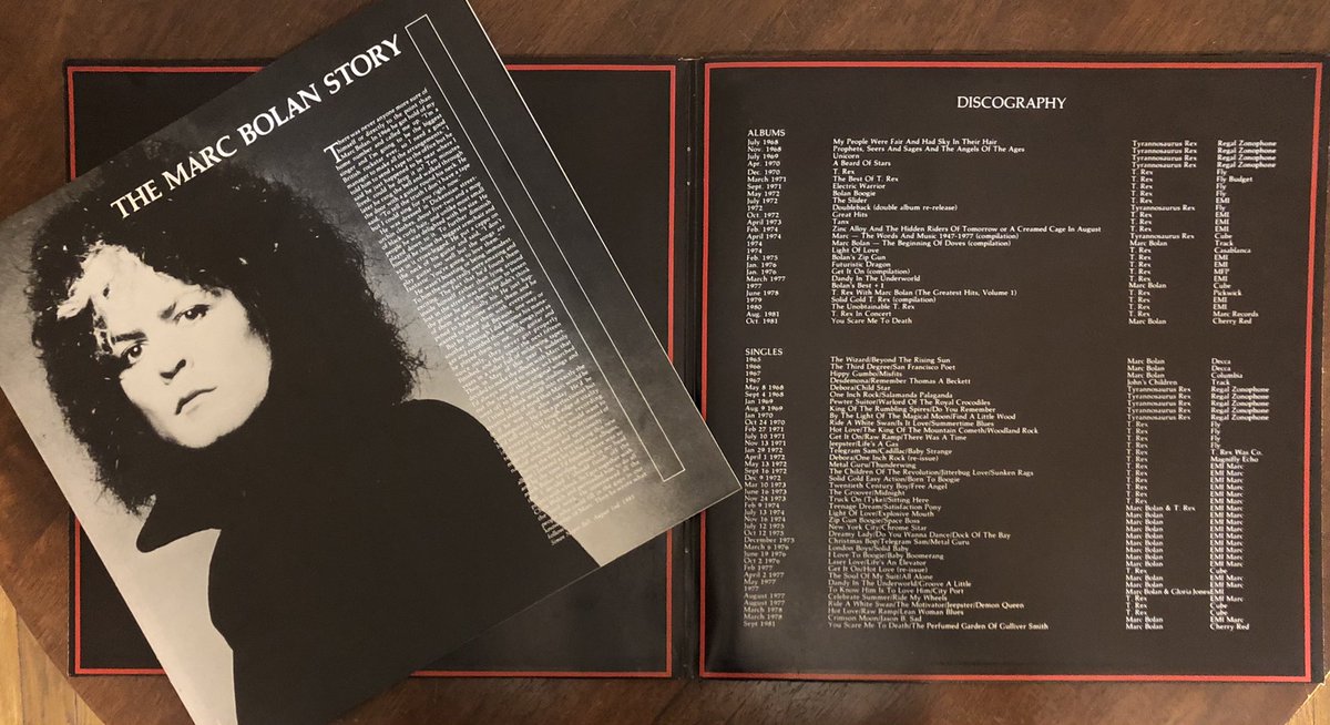 friction61's tweet photo. 『Marc Bolan / You Scare Me To Death』
彼の死後残されたデモテープに新たな音を被せ今風にアレンジした、実は賛否両論の曰く付きアルバムが本作だ
しかし何度目かのT.Rexブームの火付け役になったのも紛れもない事実
ファンよりも普通のロック好きに好評だったせいか意外に売れた一枚でもある https://t.co/cfWYJAVVsE