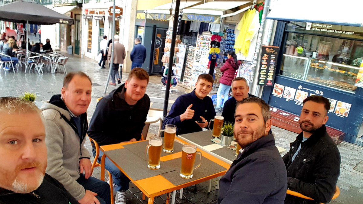 BridgnorthWolf's tweet photo. Braga away @TheDon1981 @bobbyd1985 @mushywwfc @marshywwfc
Yes everyone has mentioned the weather as it was horrific but a great time in Porto a year ago.
#awaydays
#wolvesineurope https://t.co/TtIh5l6OhG
