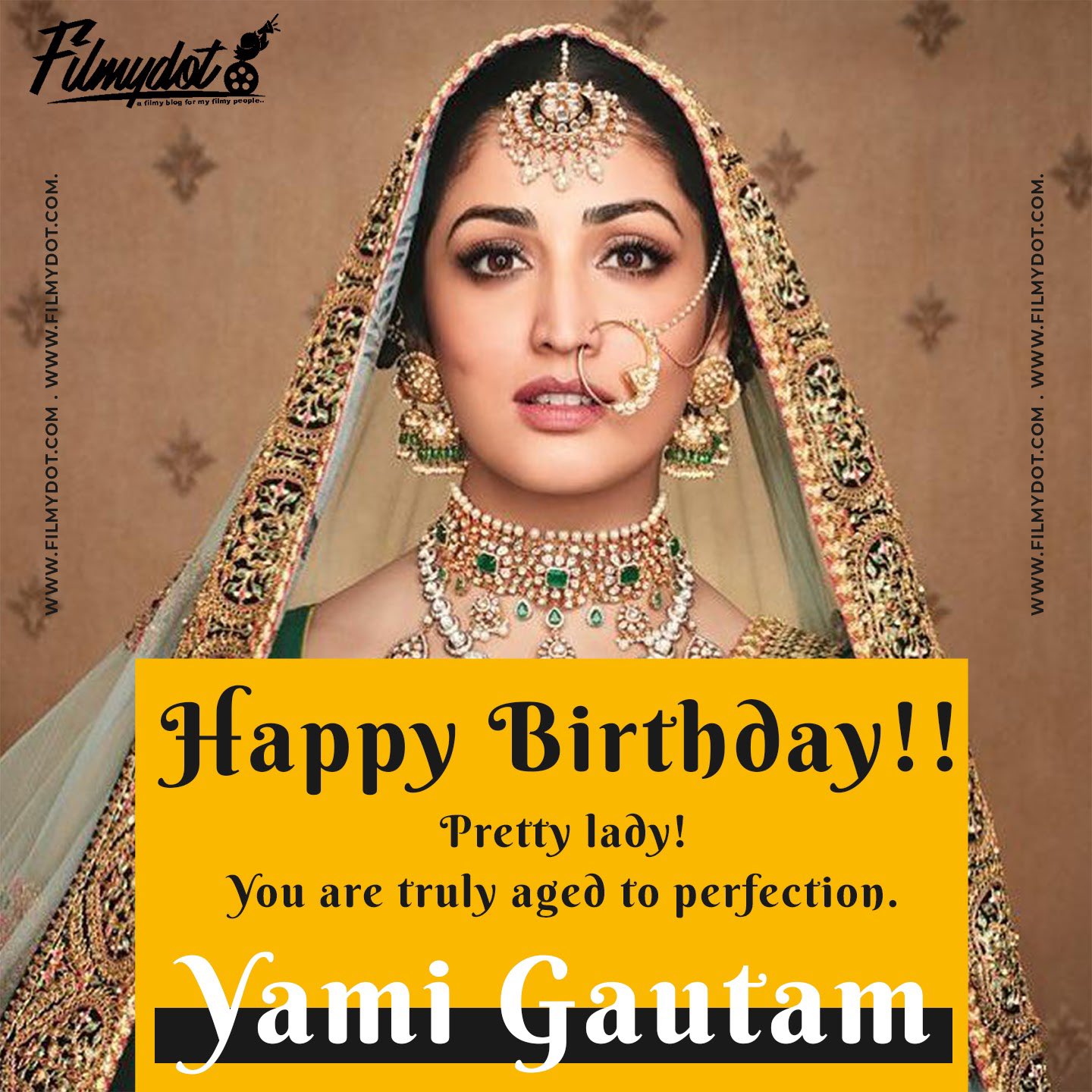 Happy birthday to the charming lady Yami Gautam..   