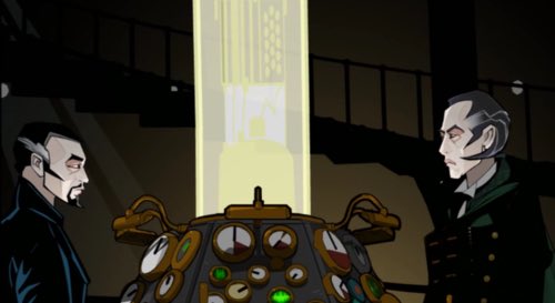 Disc 4 - 2001-2003 - “The New Millennium”Top Gear - The Race for the Universe (2003)•Special edition featuring Colin Baker as the Doctor.Scream of the Shalka (2003)•The compete animated adventure featuring Richard E Grant as the Doctor and Derek Jacobi as the Master.