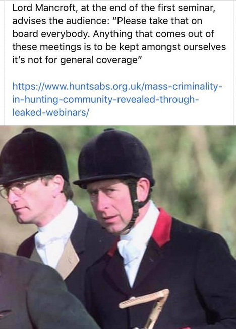 TheAgentMaddi's tweet photo. #Mancroft #IllegalHunting #HuntingAct https://t.co/9TkFfmyns9