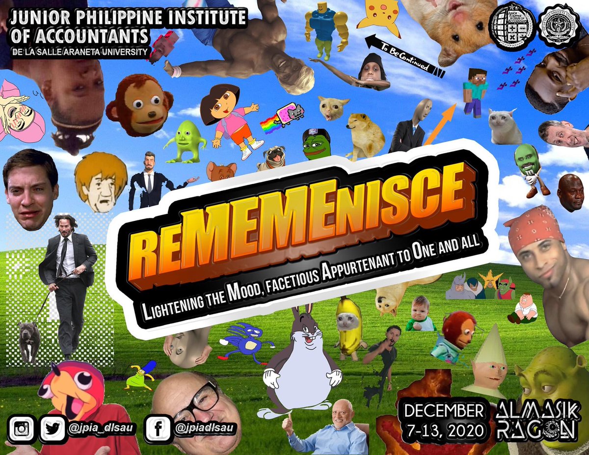 jpia_dlsau's tweet photo. To all the MEMEMIST! It’s your time to shine! This event is the second installment of the "TRIFECTA" non-academic series that aims to showcase how every JPIAn is capable to create relatable yet funny memes enough to tickle everyone's funny bones. https://t.co/iVAjGUd8PI