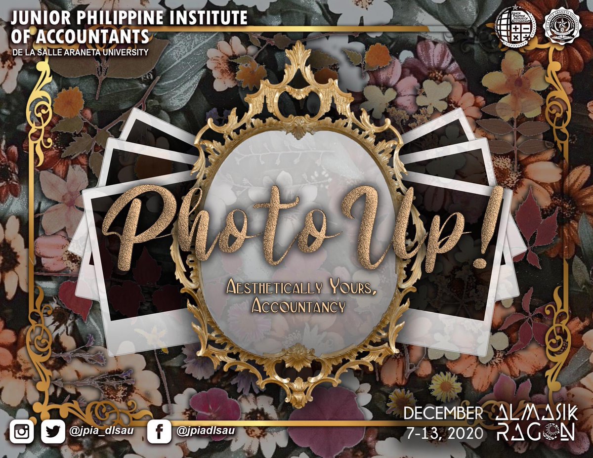jpia_dlsau's tweet photo. We, the Junior Philippine Institute of Accountants- DLSAU believe that there is beauty amidst what everyone is experiencing right now. "PhotoUp! : Aesthetically Yours, Accountancy", The event aims to showcase how every JPIAn is capable to strike a pose, take a shot, and shine!✨ https://t.co/D4RSSZx5Uc