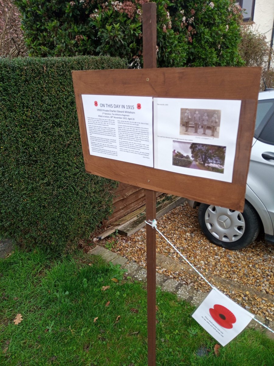 Charlie Whitehorn was a very ordinary man. His service was short and unexceptional. Nevertheless  #WW1 could never have been won without him and 000s other like him. I am proud to remember him today, the anniversary of his death. 6/6