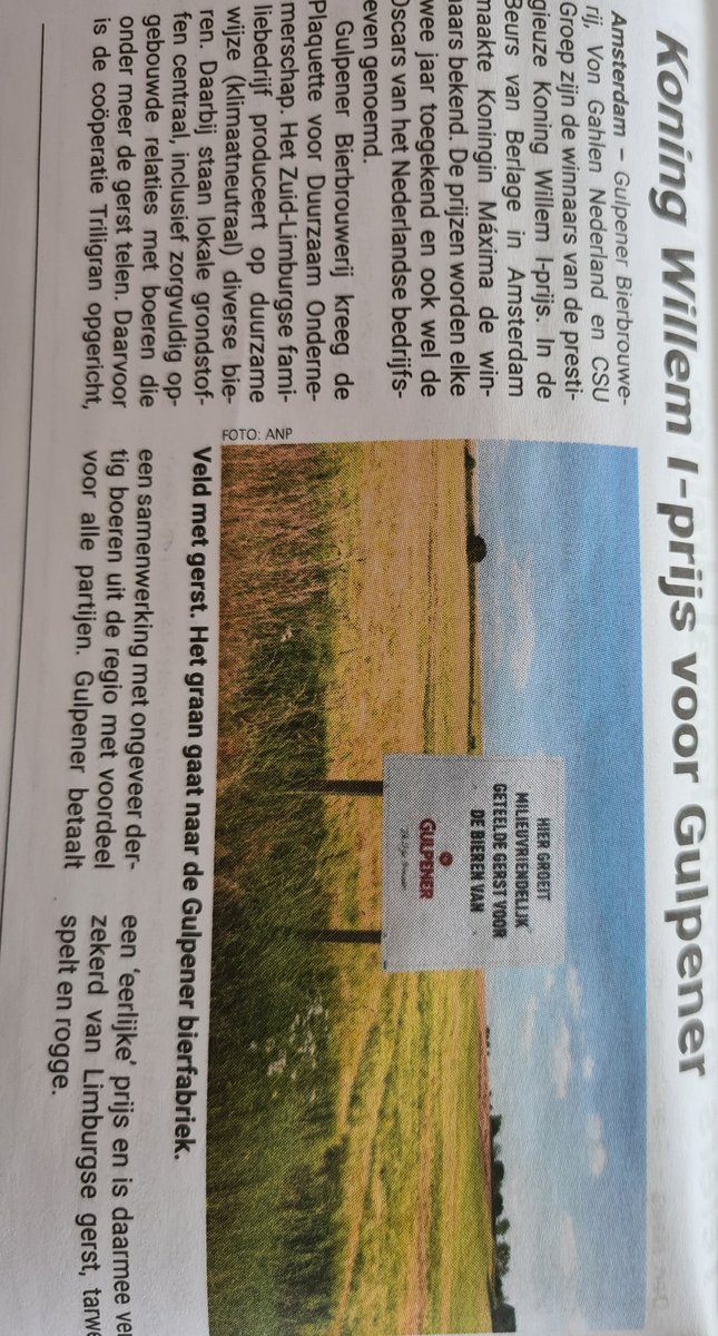 huubfransen's tweet image. Dus als je gerst teelt voor een zuiver luxe product als bier krijg je een duurzaamheidsprijs. Als je gerst gebruikt om een zinvol product als vlees te maken, ben je een vervuiler?