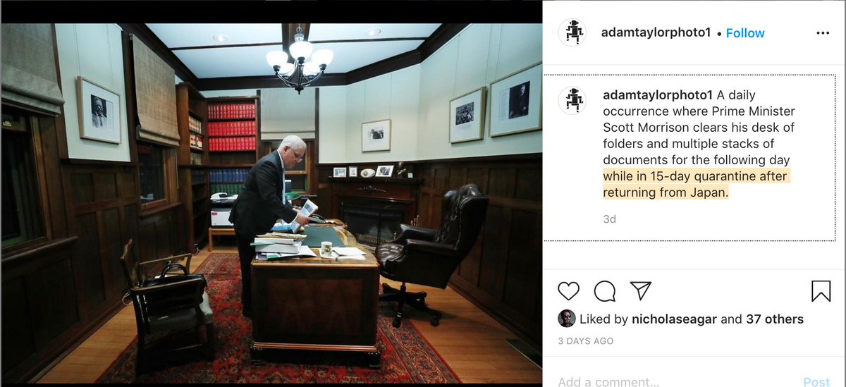 . . . but I think Scott Morrison would like Australians to know - and it's only a hint now you realise - but I think he wants us to know . . . 2/