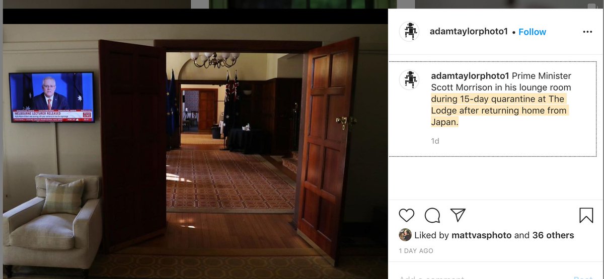 . . . but I think Scott Morrison would like Australians to know - and it's only a hint now you realise - but I think he wants us to know . . . 2/