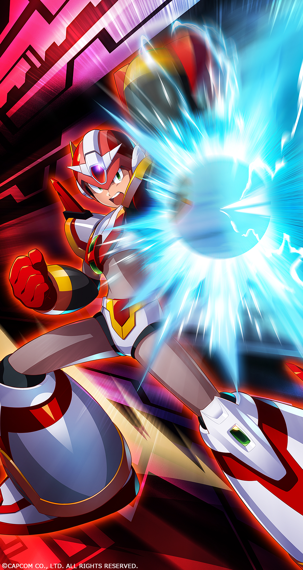 コトブキヤ宣伝 待ち受けプレゼント パッケージ用に描き下ろされた フォースアーマー ライジングファイアver を壁紙としてプレゼント Rockman Unity Rockman Unity さんでは ロックマンx フォースアーマー の壁紙を配布中 両方getしよう