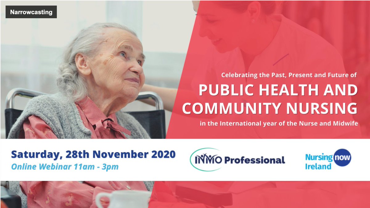 NarrowcastMedia's tweet photo. We are working on this brilliant event today - so many engaging, inspiring and captivating presentations.

Celebrating the Past, Present and Future of Public Health and Community Nursing in the International Year of the Nurse and Midwife @INMO_IRL

Join: https://t.co/FpgsI4UP5b https://t.co/12h7jAEDxc