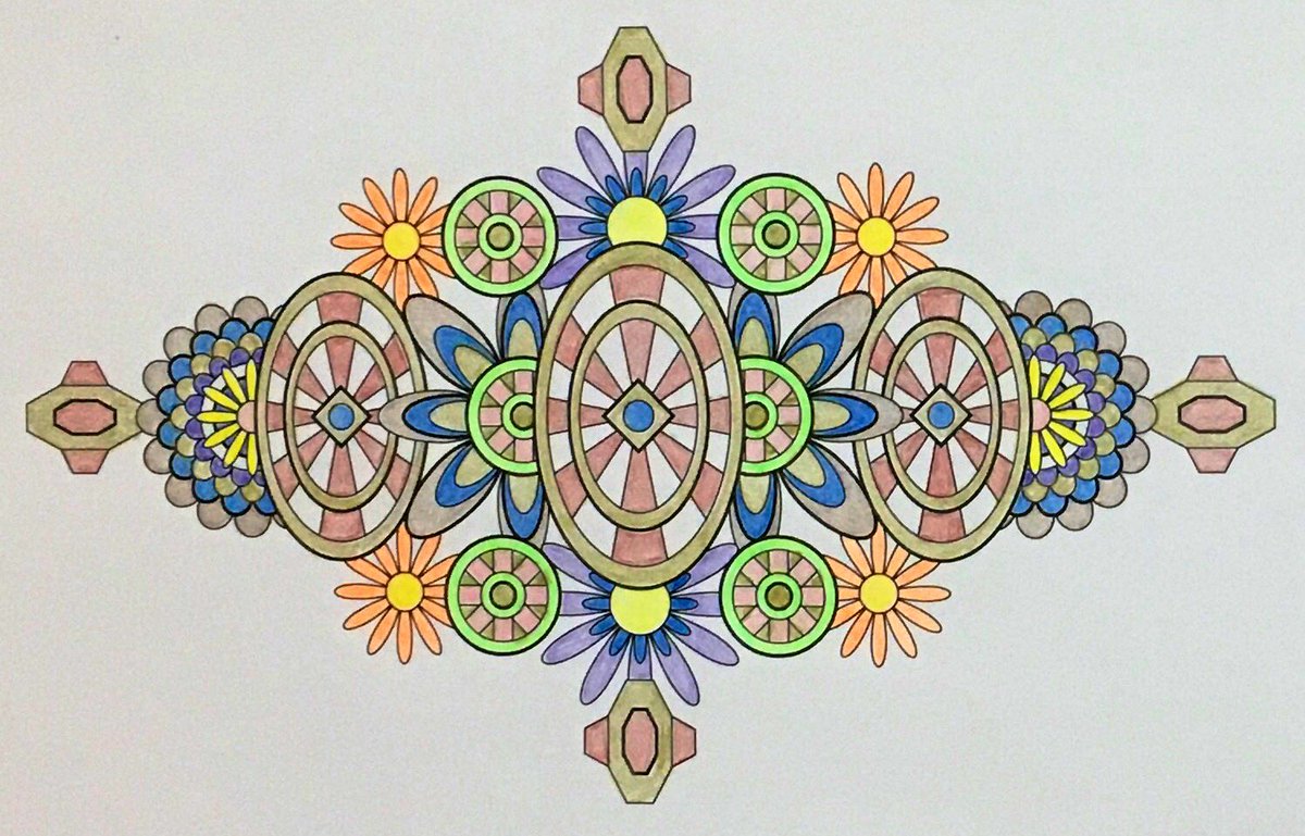 ট ইট র よっちゃん よしべえさん作品 マンダラ塗り絵綺麗ですね