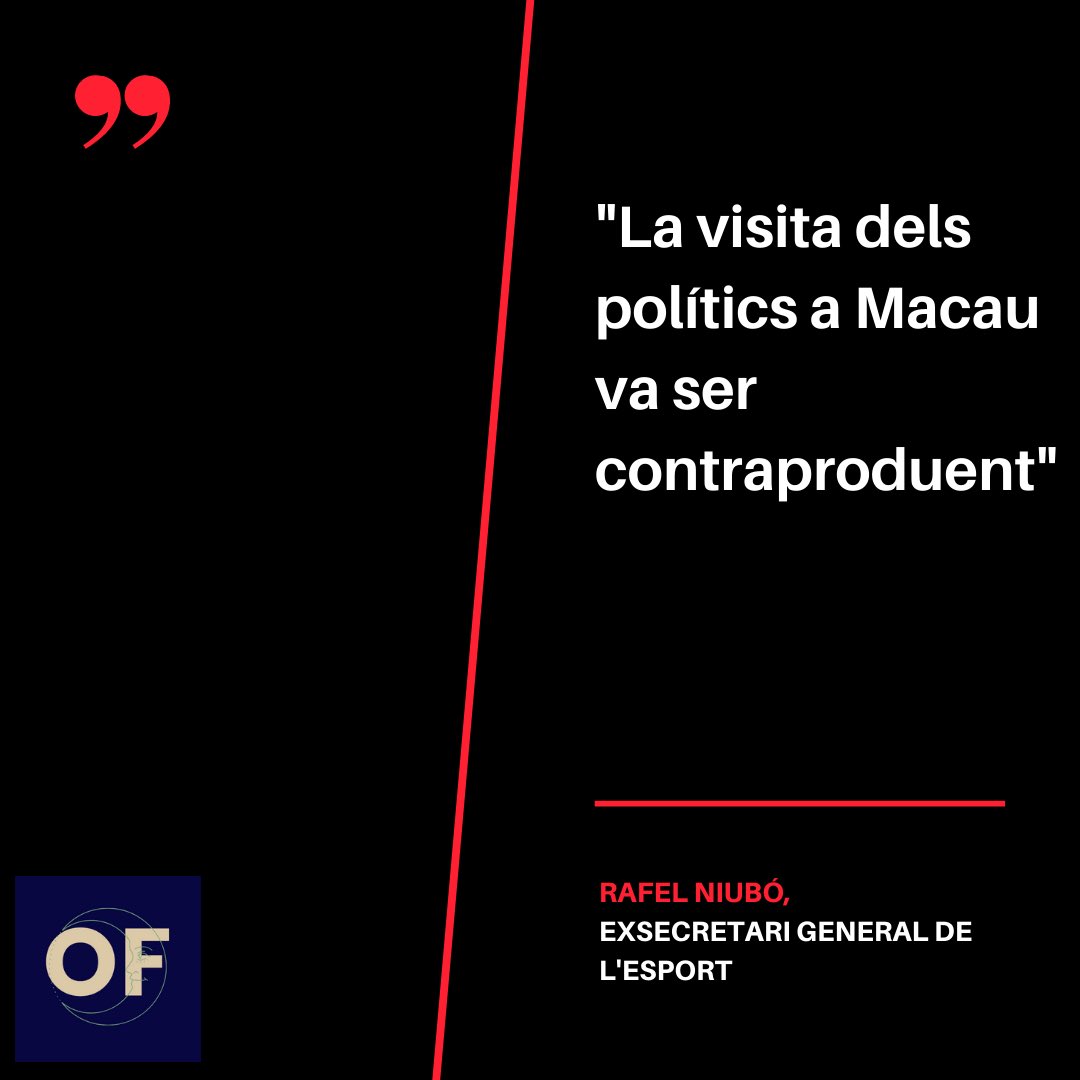 🗣 Rafel Niubó, Exsecretari General de l'Esport.

📖 L'entrevista sencera, al recopilatori L'Orfeó de Fresno.

💻 orfeodefresno.wixsite.com/llibre