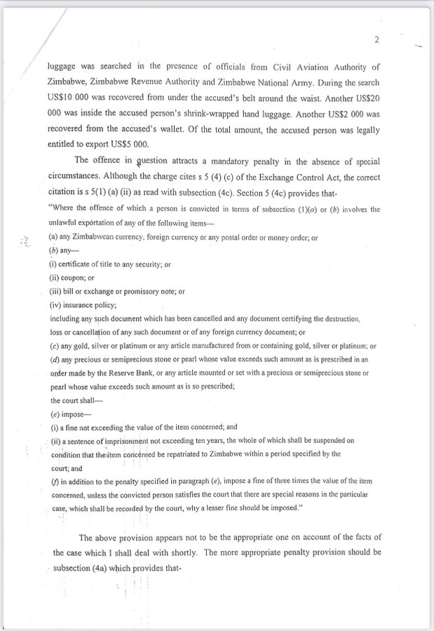 20/ Here is a review minute by Justice Msakwa on a case involving the crime of so called externalisation & yet one finds the state authorities still making references to a fictitious crime & the media vachivapembedza without question. Pages 1-4