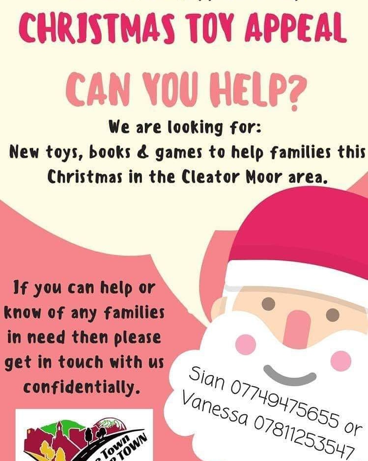 MoorSupport's tweet image. As you are aware Christmas is fast approaching and this year has been especially hard for the majority of our community .  Therefore the Cleator Moor Support Team are asking for all our fantastic friends and family to pull together and make sure we all have a great time.