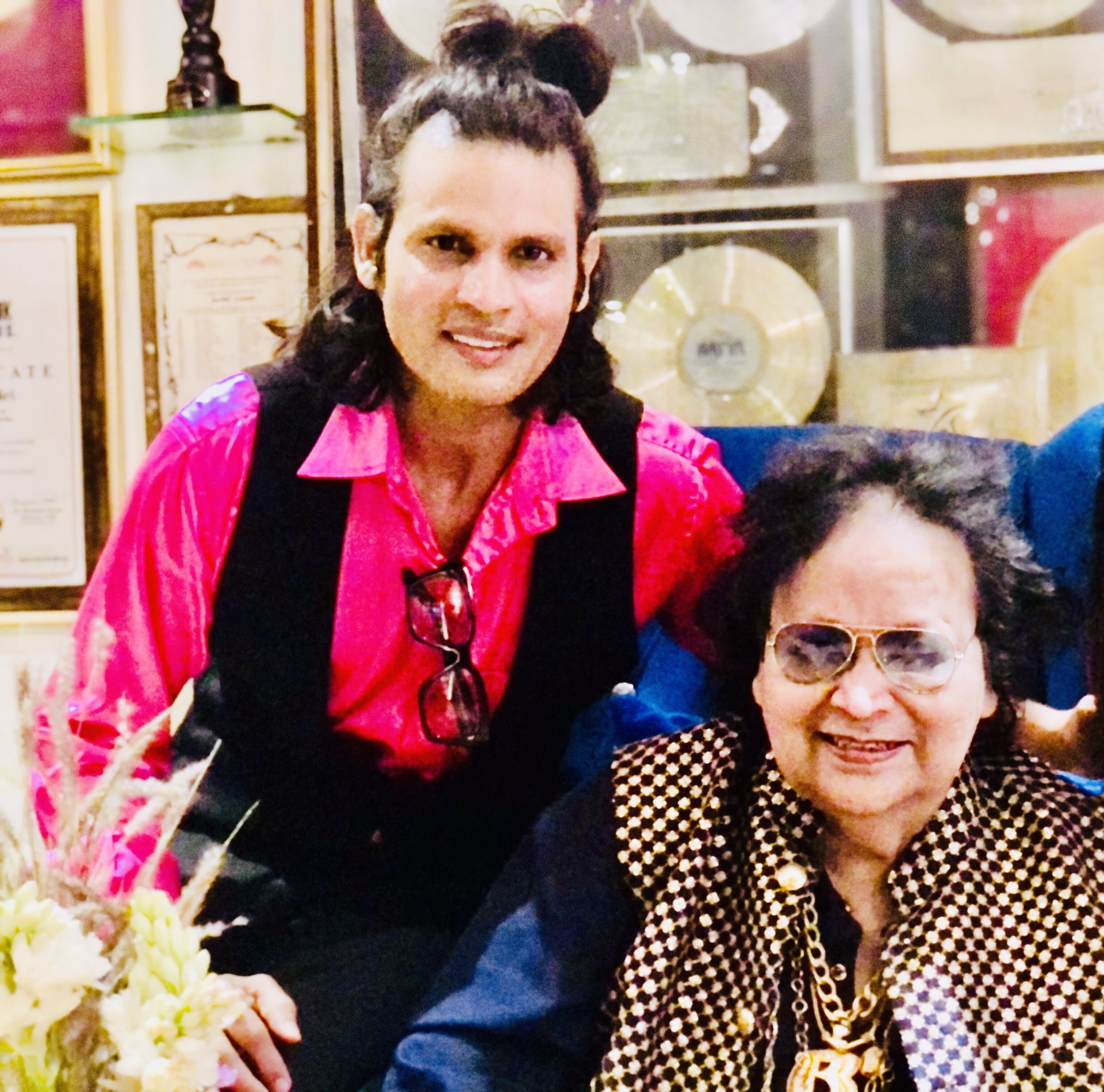 Happy birthday bappi lahiri our lovely Bappi Da love you dada  
