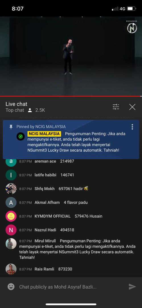 HermyRahim's tweet photo. Gila babi live @NCIG_MY ni. Macam apple event kot!
#VirtualSummit3 #LiveFromTampin #VectorGear #NCIG3 https://t.co/mHVQsyIdht