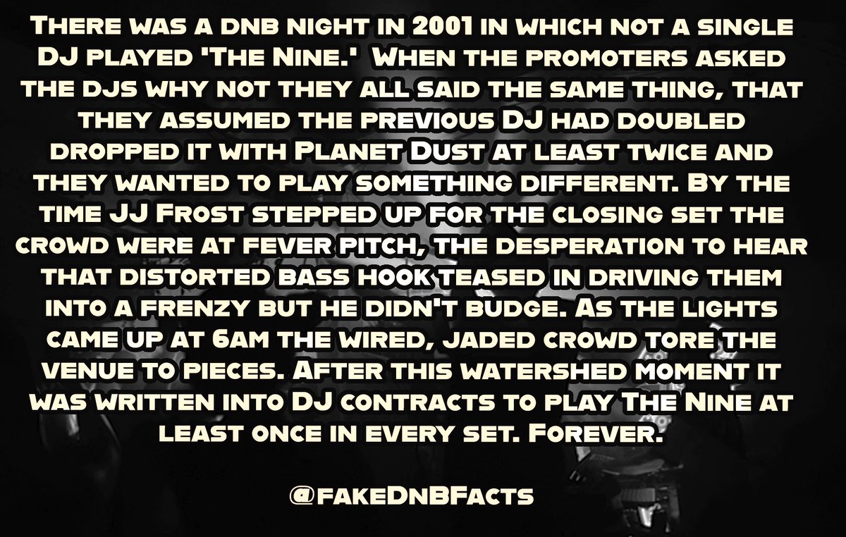 fakeDnBfacts's tweet photo. #dnb #drumandbass #wontfindthatongoogle #facts #fakenews  #bcuk #badcompany #rave https://t.co/6u3b5WUJcG
