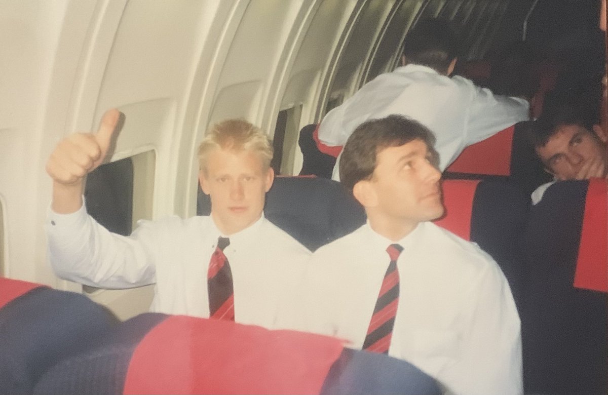 Soon we were on the plane for a party!