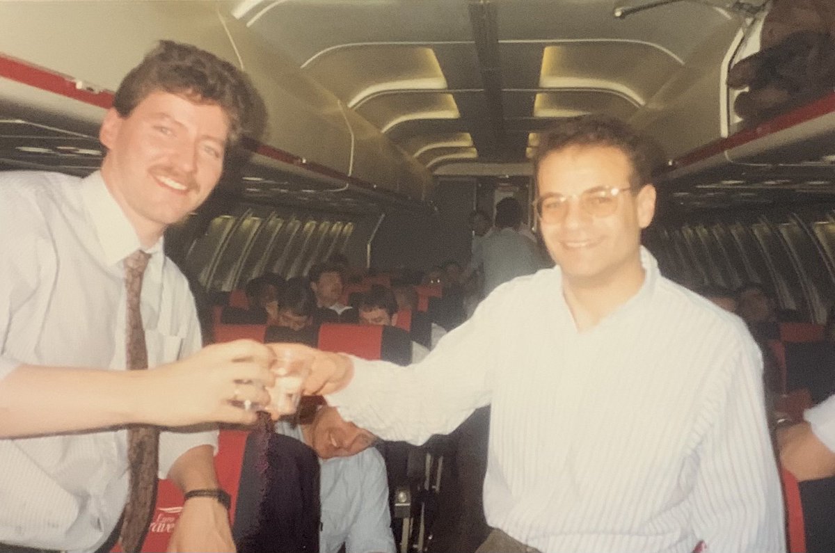 Soon we were on the plane for a party!