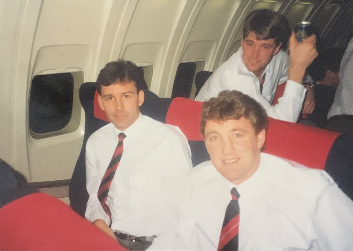 Soon we were on the plane for a party!