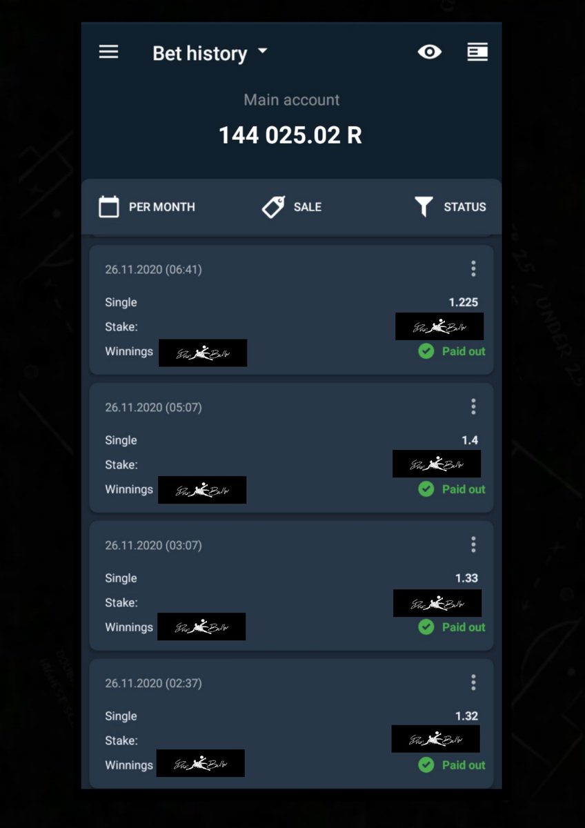 DiskiBaller's tweet photo. There's more value in analysing winning tips than people realise - its the main reason I join so many groups/channels.
Success leaves clues, find the winners, then - pay attention.
Got my longest winning streak Thur & Fri π°ππ, now I can chill.
#1xBet | #DailyWithdrawals https://t.co/tVX2zwCDCC