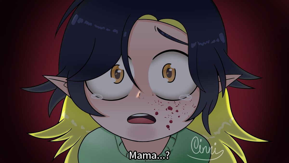 CinniBunii's tweet photo. Hiro may have watched her mother get murdered in front of her a very young age... Can you guess who by? 
On a slightly lighter note, she had long hair as a child.
#bnha #mha #fanart #digitalart #bnhaoc #mhaoc https://t.co/OwlwZkdKTq