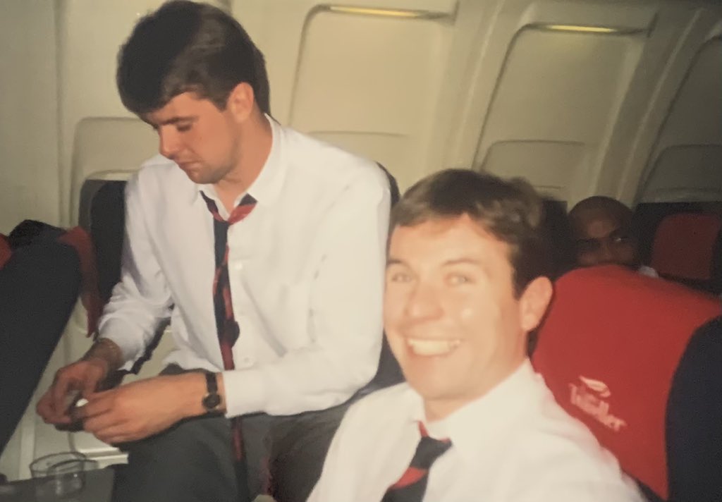 Which carried in for the entire flight