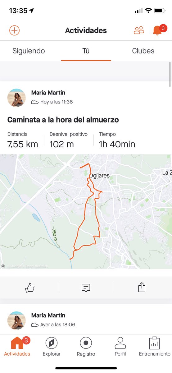 99Mariamp's tweet photo. @robertong08 #ContenidosAReto6 882,92 km 💪🏼 https://t.co/vJH0fP4Z3D