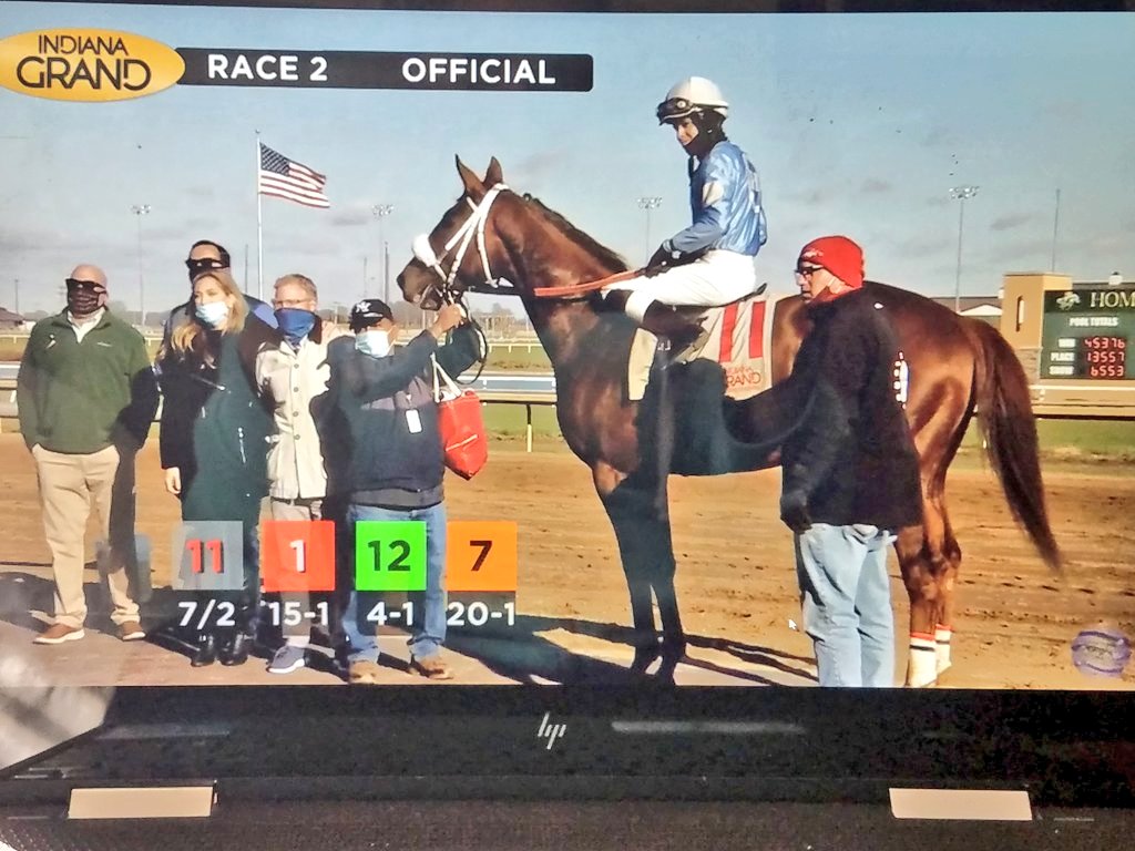 Leahbrandon's tweet photo. @stephqjustified @LindaC2010 @georgiagirl581 @Looise1 @SwiftHitter @barshoelife @Nikki23sam @smittytoooo @RenCarothers @DanonymousMan @MrKenRudulphTV @2Close_2Call Thank you, Its Mandatory, for the thrill of owning a winner! And to the "one that got away", Honor A.P. made this year bearable. I sure miss him out on the track. #ItsMandatory #HonorCode 
#Thankthehorses https://t.co/BlqkJeGYNa