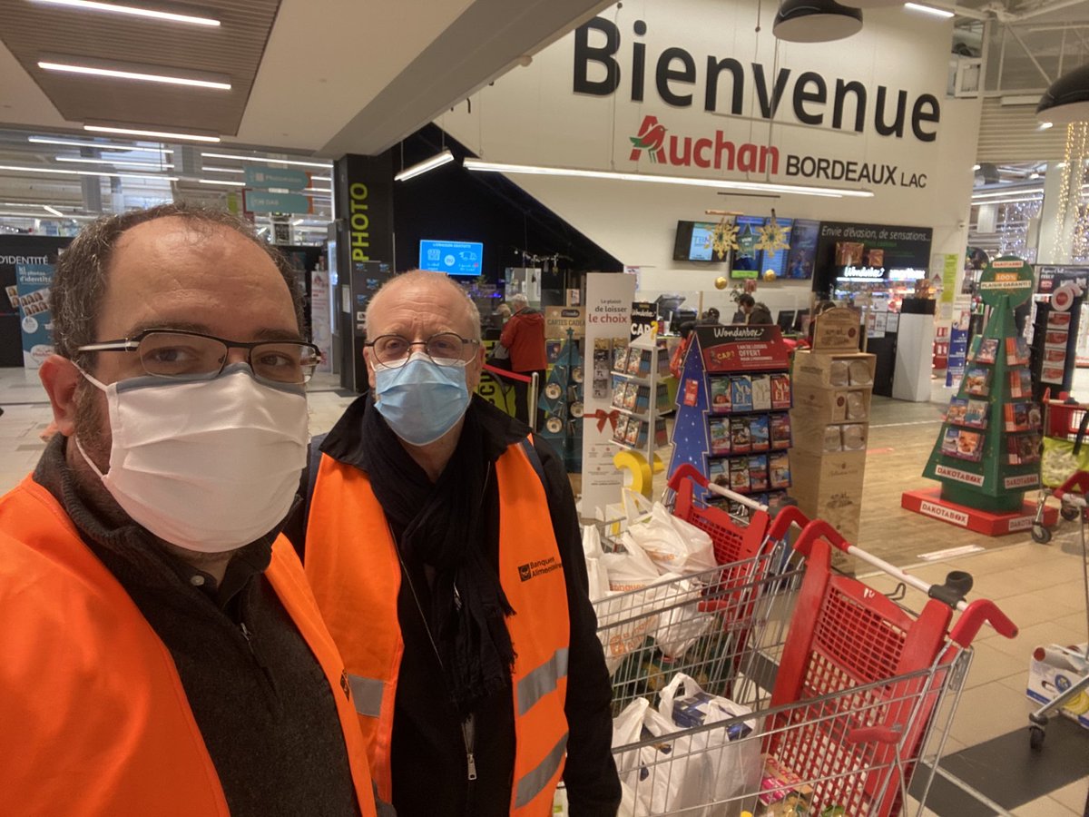 En direct collecte <a href="/BA_Bordeaux33/">BanqueAlimentaire33</a> a <a href="/AuchanLac/">Auchan Bordeaux Lac</a>