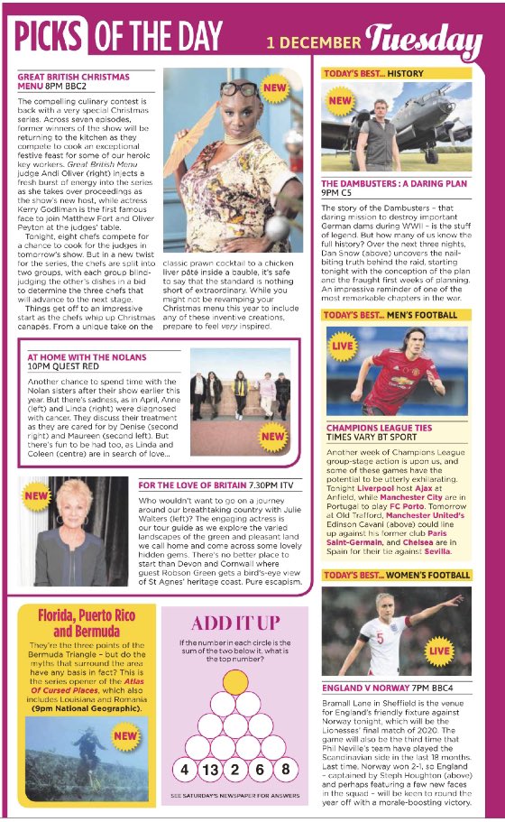 The_Nolans's tweet photo. Thank you so much @TheSun @SunTVMagazine for naming At Home with The Nolans as one of your Picks of the Day for Tuesday! 

Episode 1 airs this Tuesday (Dec 1) at 10pm on @QuestRedtv! #AtHomeWithTheNolans https://t.co/1k4iwnxu3i