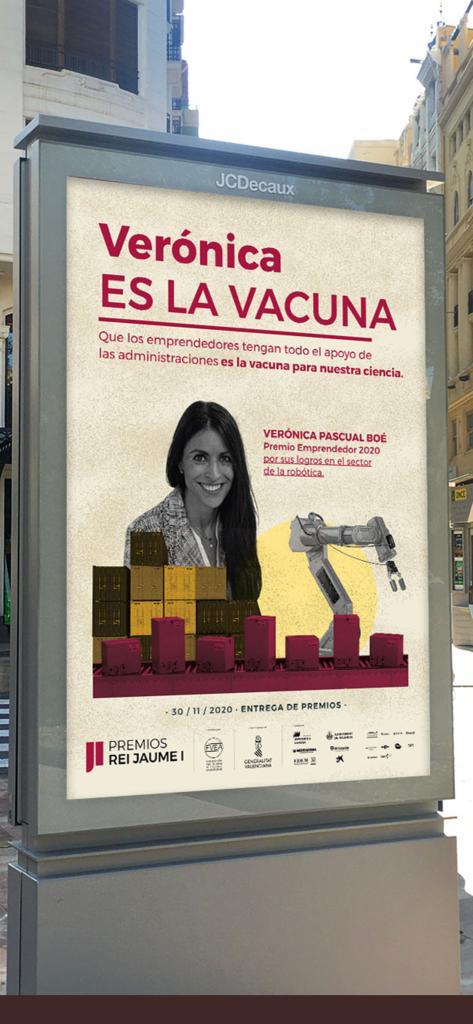 Enhorabuena a <a href="/veronicapascboe/">Veronica Pascual Boe</a> por el Premio Rei Jaume I al emprendimiento.