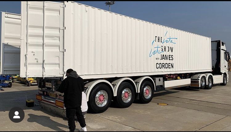 AureliaOT7's tweet photo. AR Film, the production company that set up and directed @BTS_twt Late Late Show with James Corden Life Goes On and Dynamite stages, posted some behind the scenes on IG https://t.co/DbuANS15Fb