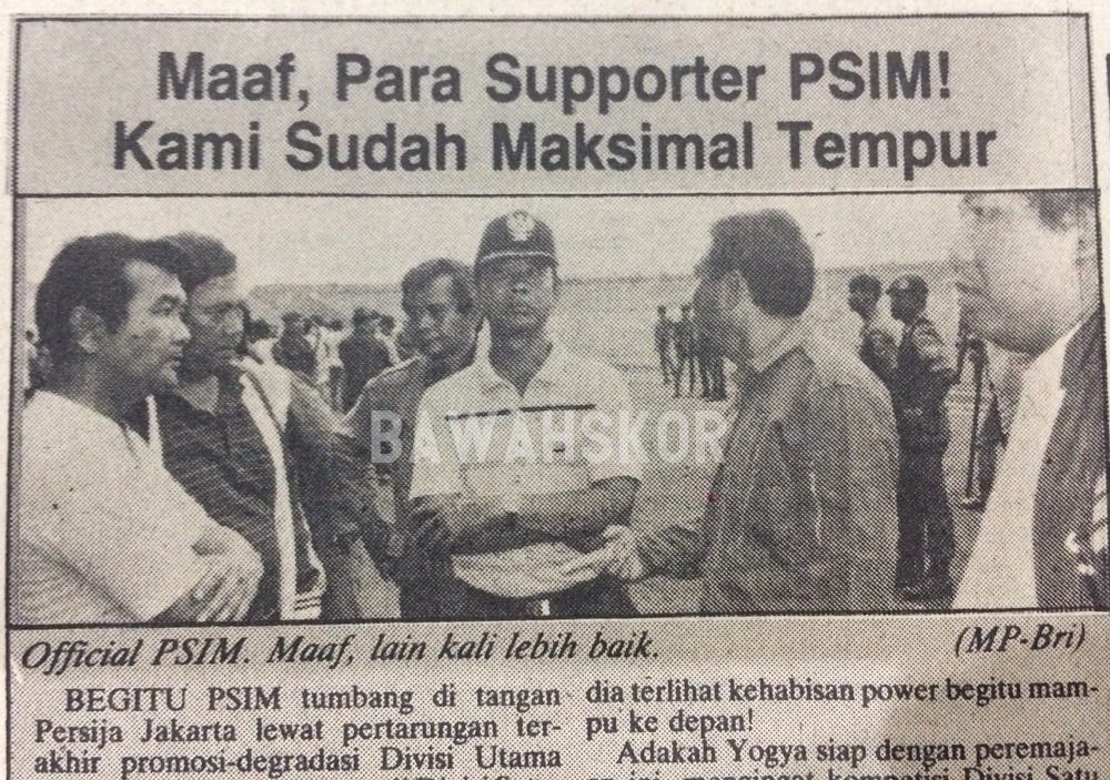 BAWAHSKOR's tweet photo. Tumbang lawan Persija ketika playoff Promosi-Degadasi (Bernas, 1986) https://t.co/4gYEqnsd70