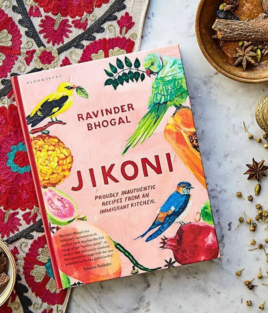 Delighted to share some lovely news! The #jikonicookbook has been listed as one of the @thetimes books of the year. Here’s what @kitchenbee said about it. 🍾 

“Jikoni: Proudly Inauthentic Recipes from an Immigrant Kitchen by Ravinder Bhogal
Jikoni is… instagr.am/p/CIImvw8nfAG/